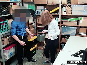 sandy-haired teenage arrested and porked in the office