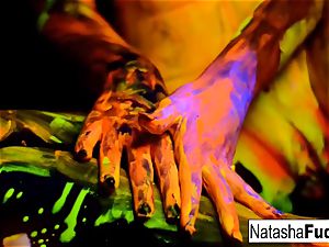 big-titted Natasha Shoots A fun And uber-sexy dark-hued Light movie